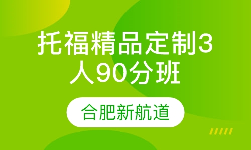 托福精品定制3人90分班