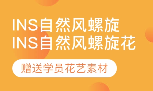 Ins自然风螺旋花束培训