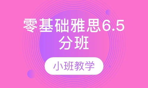 零基础雅思6.5分VIP班