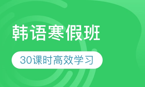 立鸥寒假韩语学习班
