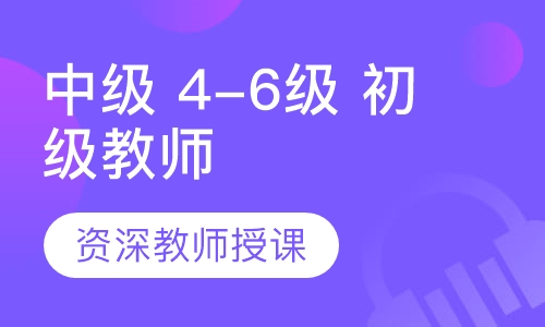 中级 4-6级 初级教师