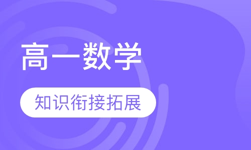 高一数学特色辅导课程