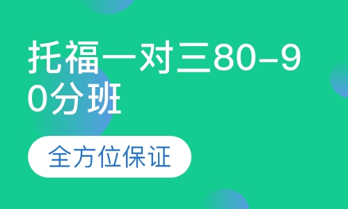 托福一对三80-90分班