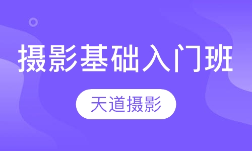 摄影基础入门班