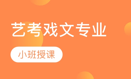 艺考戏文专业