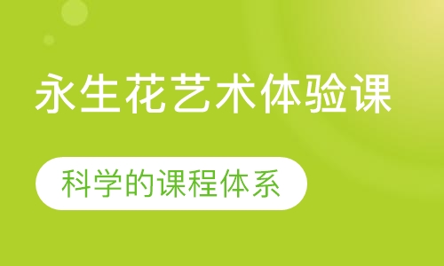 永生花艺术体验课