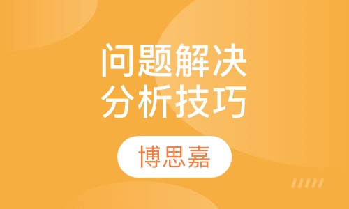 《问题解决与分析技巧》