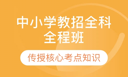 中小学教招全科全程班