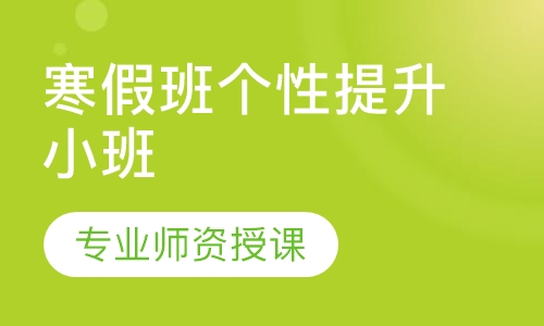 寒假班个性提升小班
