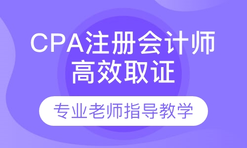 CPA注册会计师高效取证班