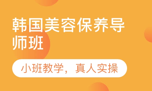 韩国保养导师班