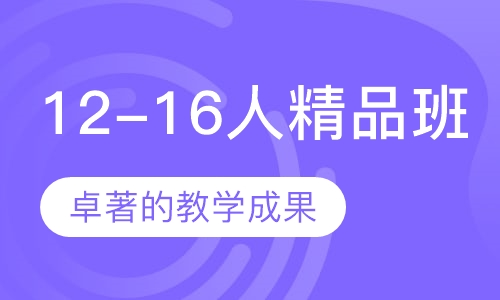 12-16人精品班