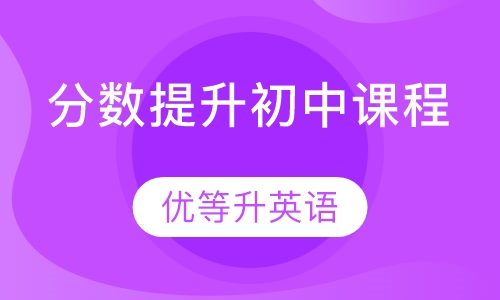 分数提升初中课程