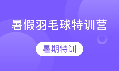 暑假羽毛球特训营