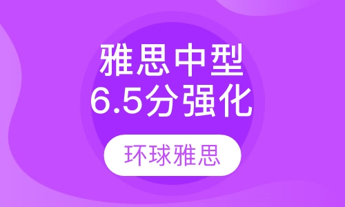 雅思权威中型6.5分强化精品班