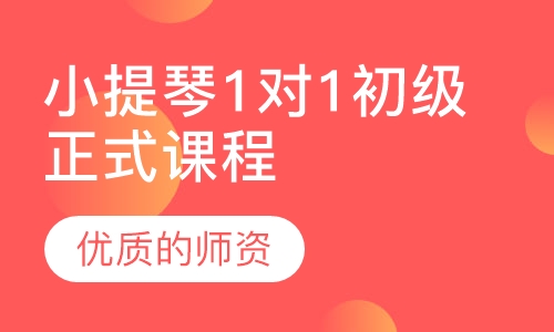 小提琴1对1初级正式课程
