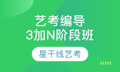艺考编导专业周末预考三加N阶段班