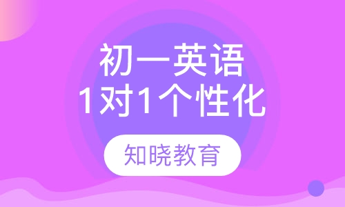 初中一年级英语 1对1个性化辅导