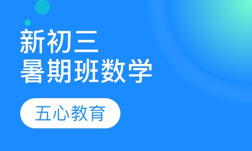 新初三暑期班数学课程