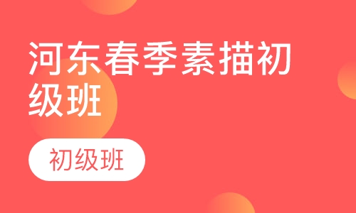 河东春季素描初级班