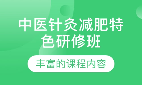 中医针灸减肥特色研修班