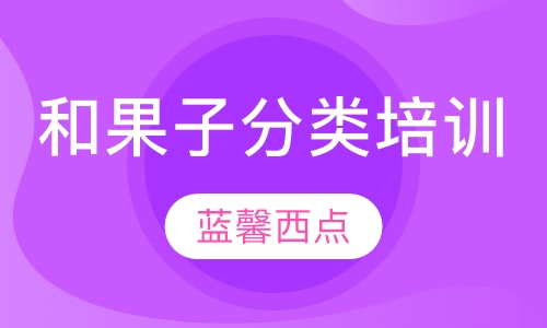 和果子分类培训