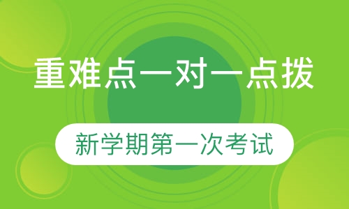 月考冲刺——重难点一对一点拨