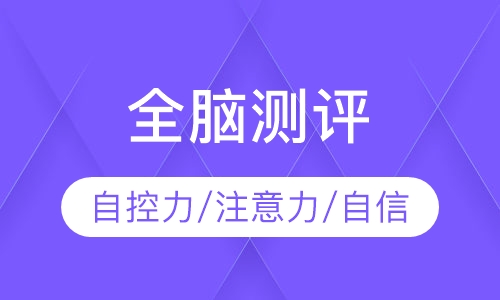 【全脑测评】提升自控力/注意力/自信心