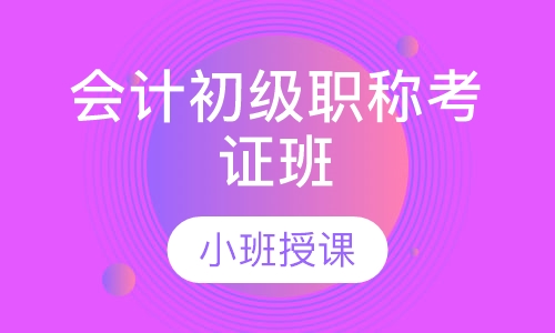 双师课+录播课+直播课会计初级职称考证班