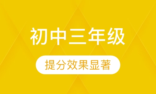 初中三年级辅导