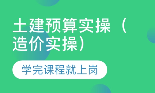 土建预算实操（造价实操）
