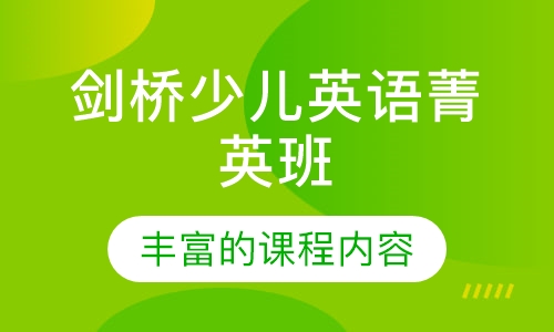 剑桥少儿英语菁英班