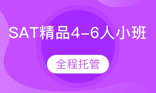 SAT精品4-6人小班课程