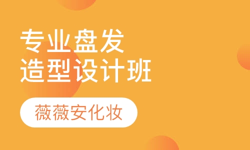 专业盘发造型设计班
