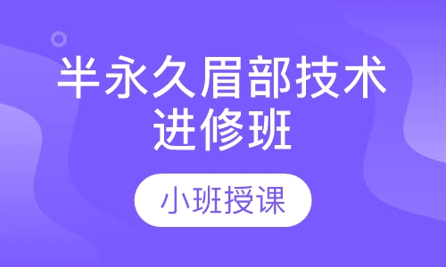 半永久眉部技术进修班