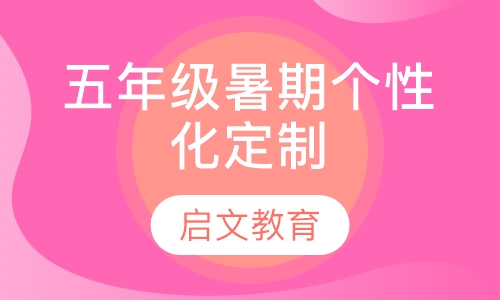 五年级暑期个性化定制思维拓展课