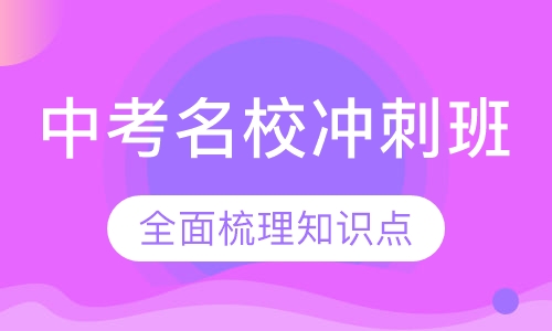 中考名校冲刺班