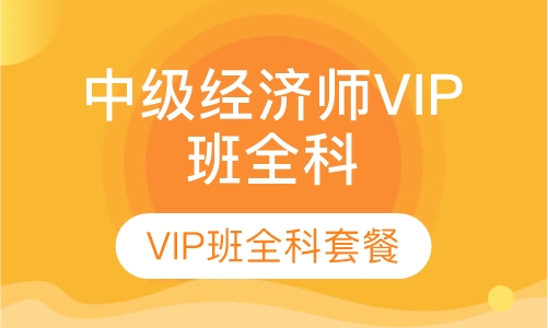 中级经济师VIP班全科（套餐）