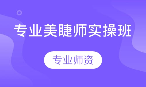 专业美睫师实操班