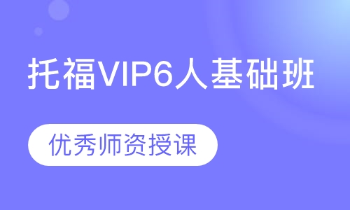 托福VIP6人基础班
