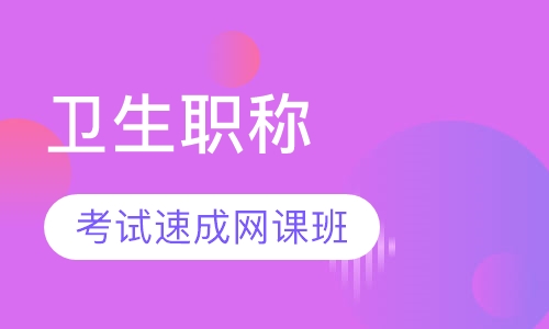 卫生职称考试速成网课班