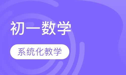 初一数学一对一辅导