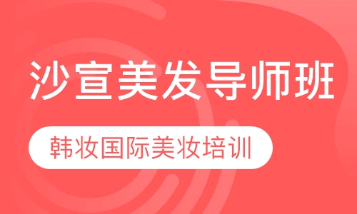 沙宣美发导师班