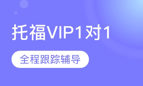 托福VIP1对1