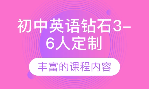 初中英语钻石3-6人定制班