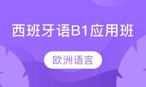 西班牙语B1应用班