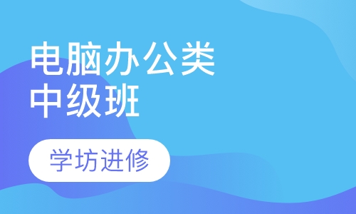 电脑办公类-中级班