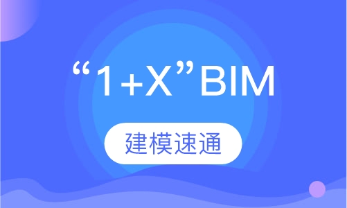 “1+X”BIM建模速通班