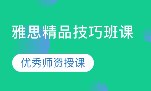 雅思精品技巧班课