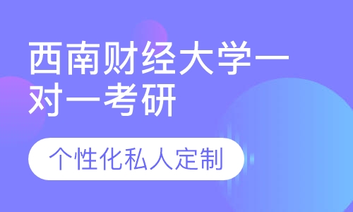 直播课西南财经大学一对一考研辅导班